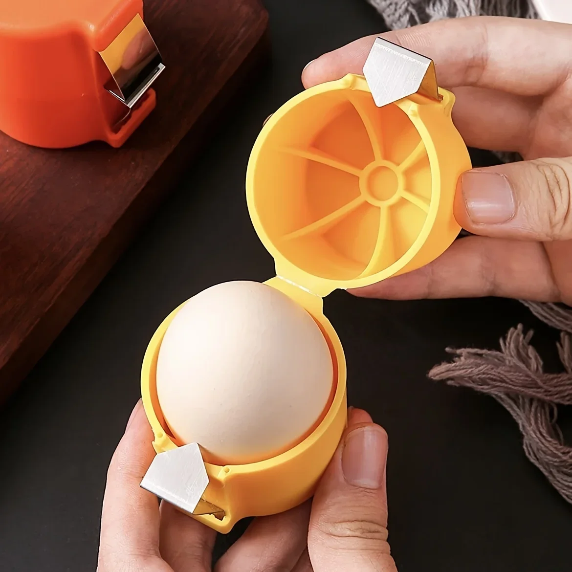 Kitchen Baking Essentials - 1/3個 - ステンレススチール製卵殻セパレーター - クイックピール&卵黄スプリッター、耐久性のあるキッチンベーキングの必需品、握りやすい