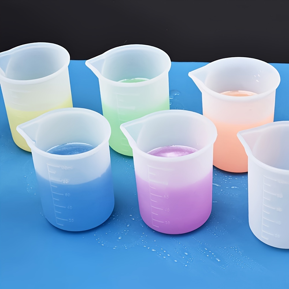 Kitchen Baking Essentials - 5ピースシリコン計量カップセット - 正確で多用途なキッチン必需品、ベーキング、料理、レジンアートなどに適しています。