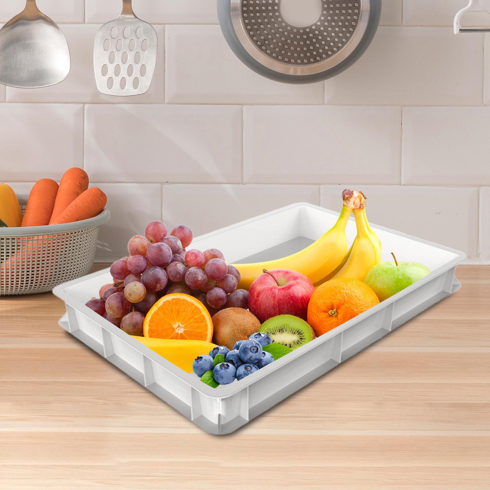 ピザ生地発酵ボックス野菜オーガナイザーベーキングアクセサリー - Kitchen Baking Tray Organiser のレビューと価格