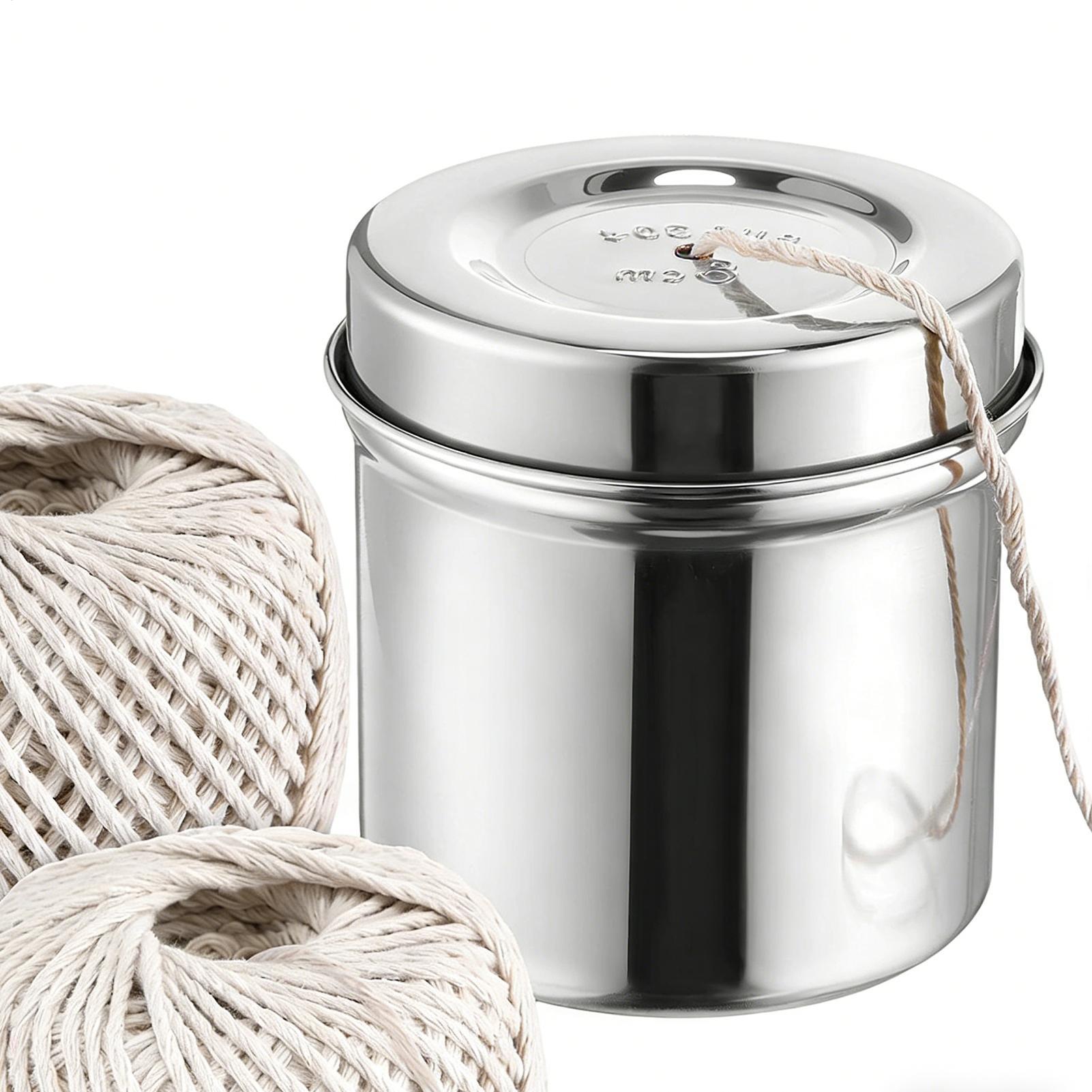 キッチン紐 2ロール コットン製 スチールディスペンサー付き - Kitchen Baking Twine のレビューと価格