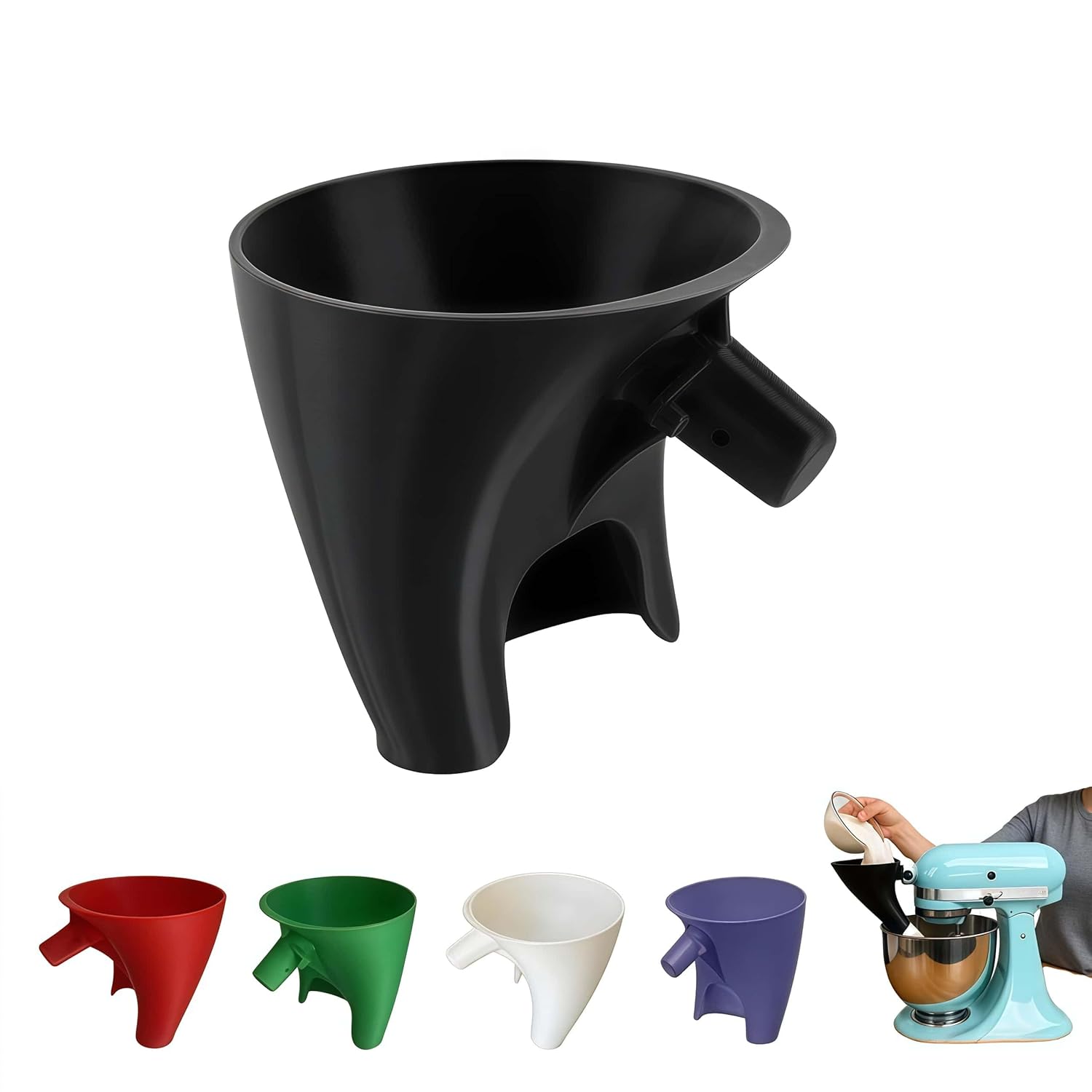 キッチンエイドミキサー用小麦粉ファンネルミキサー 5クォート - Kitchen Baking Aid のレビューと価格