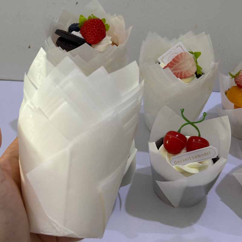50個/100個/200個のチューリップケーキペーパーカップ - Kitchen Baking Essentials のレビューと価格