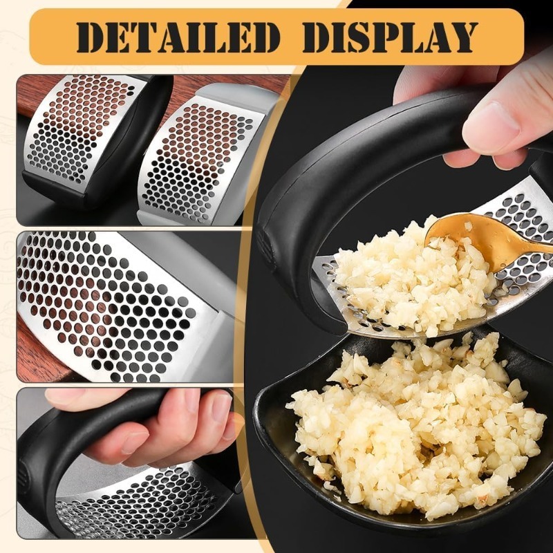 2026年改良版ステンレス製ニンニククラッシャー - ニンニ - Kitchen Utensils のレビューと価格