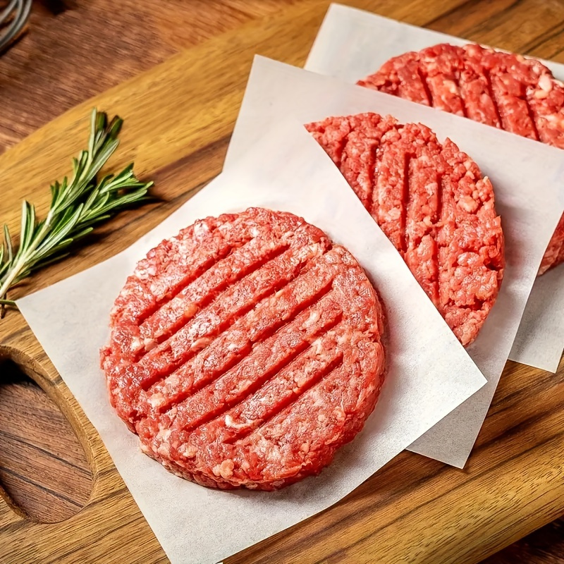 100枚入りの厚手でくっつかないベーキングペーパー、ハンバー - Kitchen Baking Essentials のレビューと価格