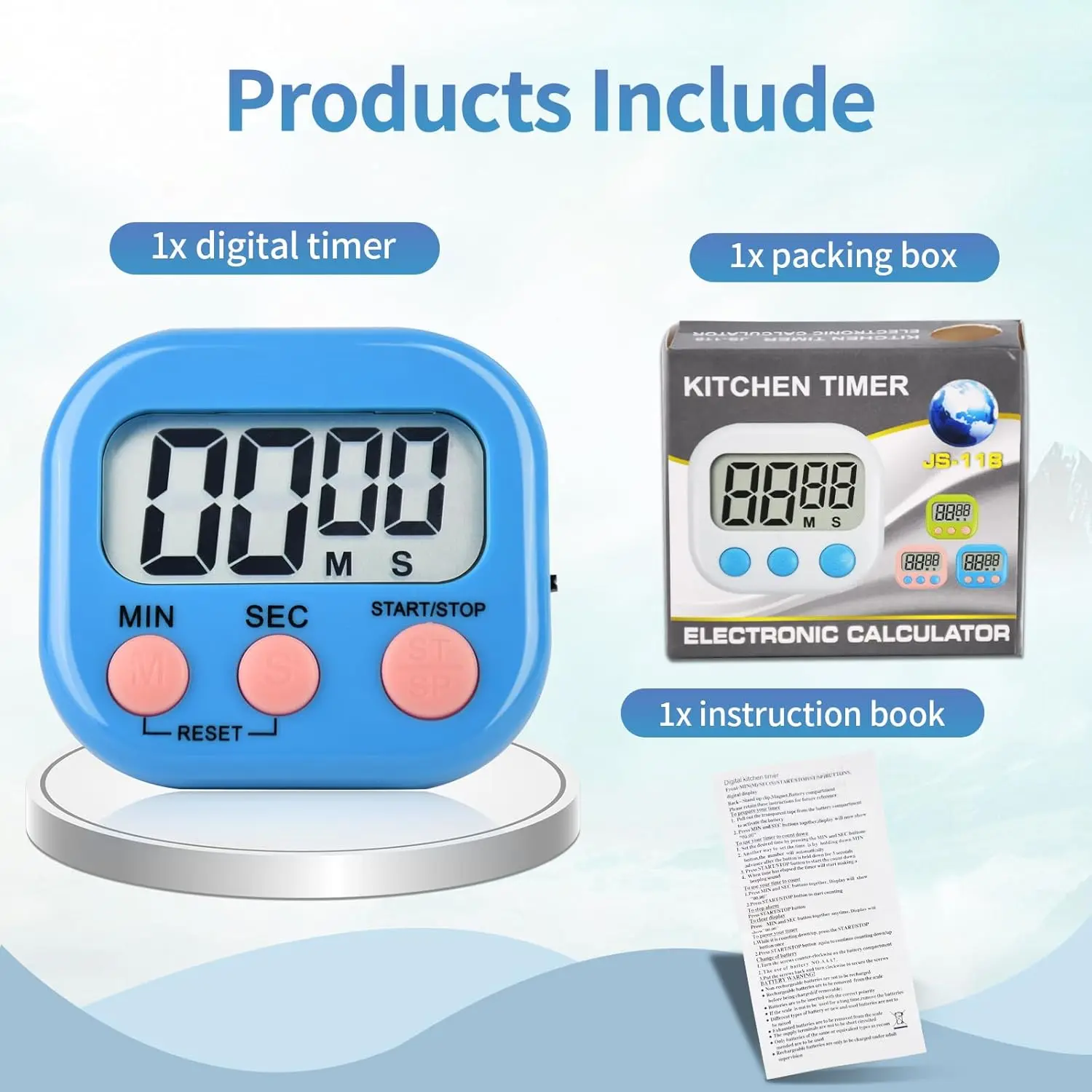 磁気キッチンタイマー デジタル ディスプレイ付き 調理 ベー - Baking Kitchen Set Up のレビューと価格